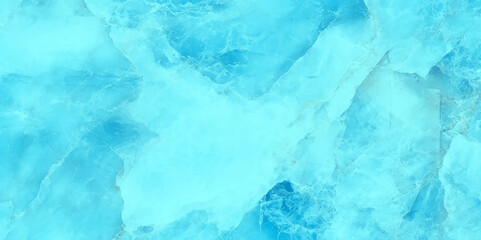 Poster - Showcases a smooth abstract surface with a predominantly light blue color scheme, It features a marbled texture with swirling patterns, The effect is reminiscent of of flowing water or a serene sky.