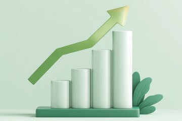 Poster - Growth chart pastel colors