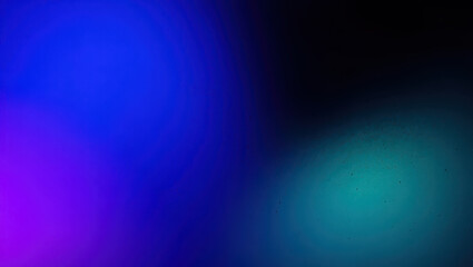 Poster - Gradient abstract background with shades of blue purple teal and black in a blurred style design