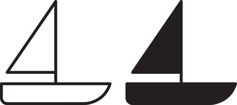 sailing boat,sailboat,minimalist,geometric,black and white,line art,simplified,vector graphic