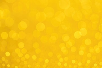 Poster - Abstract yellow bokeh lights for background design