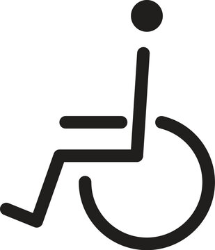 Disability wheelchair icon