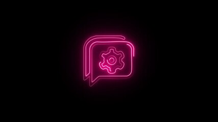Wall Mural - A fiery blue plasma heart burns with energy inside a glowing neon light bulb