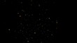 © kinomaster - Floating golden dust particles in dark background