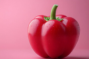 Poster - Ai generated beautiful modern photography with creative design, demonstrate red pepper