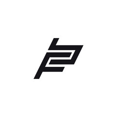 Poster - Creative F and B Letter Monogram Logo Design. Initial Vector Template.