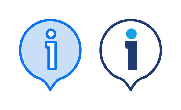 Information sign icon vector illustration. about us sign and symbol. question mark icon
