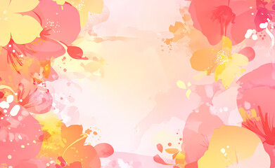 Wall Mural - Abstract Floral Background Design