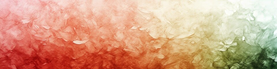 Poster - Pastel Watercolor Background with Floral Border in Soft Pink and Green for Creative Projects
