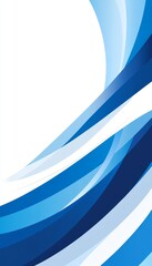 Poster - Dynamic Wellness Fluid Blue Design Highlights Modern Healthcare with Abstract Data Visualizations.
