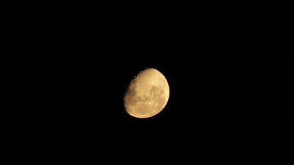 Wall Mural - red orange yellow moon during hot evening, maffra, gippsland, victoria, australia