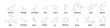 © Precious - Star constellation vector set. Isolated constellations of stars with names. Stars in night sky.