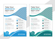 © TabassumAltaf - Corporate business flyer template design set, brochure design, modern cover layout, annual report, poster, flyer in A4 with colorful business proposal, promotion, advertisem, publication, cover page.