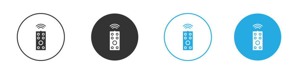 Remote control icon, simple flat style, illustration, logo sign symbol pictogram template, for ui or ux.