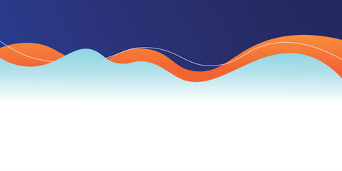 Bright abstract background with simple and elegant wavy lines. Modern vector illustration concept for web, posters, covers, banners, promotions.