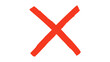 © ArifulHaq - Red x mark symbol isolated on transparent background