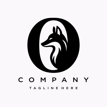 Letter O Fox Logo Designs