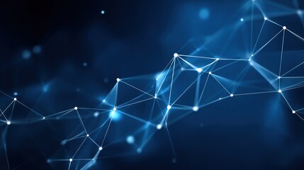 Poster - abstract network connection graphic