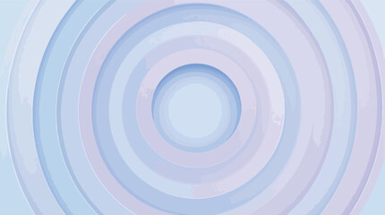 Poster - Concentric watercolor circles creating an optical illusion of depth and beautiful pastel colors.