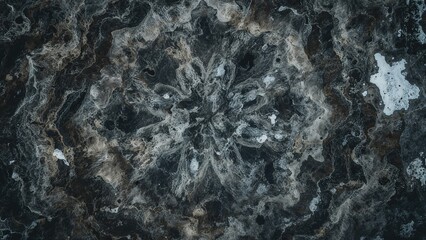 Poster - Texture of a huge boulder eroded by seawater