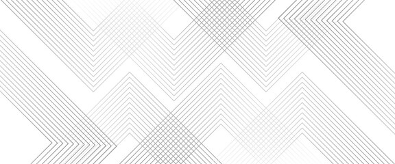 Fototapete - Vector minimal technology concept geometric line square background