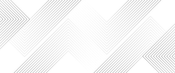 Fototapete - Vector minimal technology concept geometric line square background