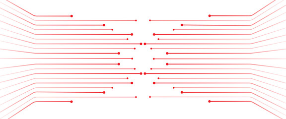 Fototapete - Vector abstract speed digital communication, high technology concept, science, technology background