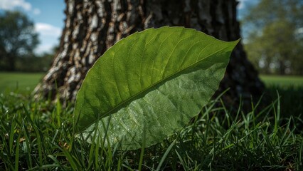 Poster - Refreshing Green Plant Background