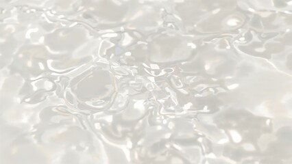 Poster - White wave-like ripples forming an abstract backdrop