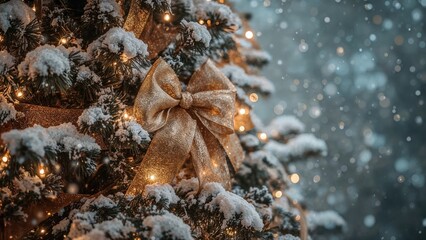 Poster - Holiday-themed floral display