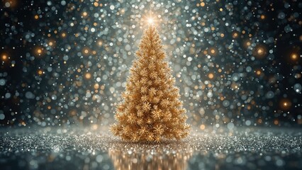 Poster - Holiday-themed background for Christmas and New Year's celebrations