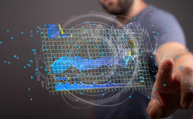 Poster - Visualize data with interactive 3D charts. Perfect for presentations and reports.
