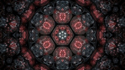 Fototapete - Versatile hexagonal geometry artwork for use in science, technology, or healthcare