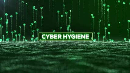  Matrix Binary Code and Cyber Hygiene Word