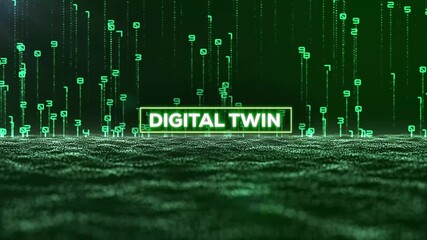 Matrix Binary Code and Digital Twin Word