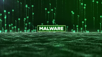 Matrix Binary Code and Malware Word