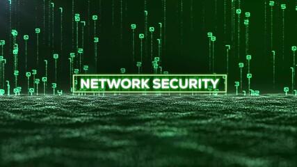 Matrix Binary Code and Network Security Word