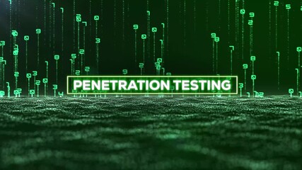 Matrix Binary Code and Penetration Testing Word