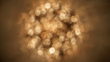 Poster - Soft glowing orbs creating an abstract blurred backdrop