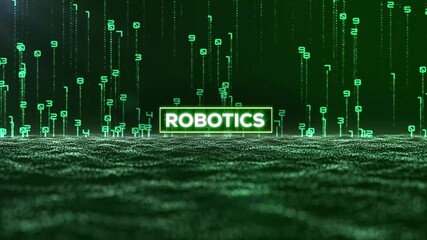 Matrix Binary Code and Robotics Word