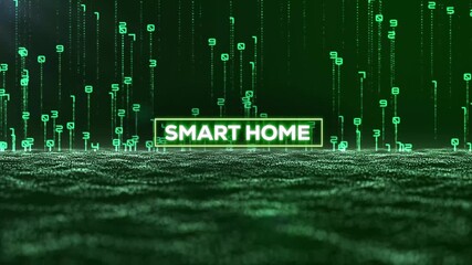 Matrix Binary Code and Smart Home Word