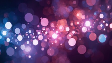 Fototapete - Illustrated Abstract Light Bokeh Vector Design