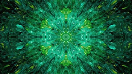 Poster - Unique and colorful digital abstraction with an artistic background
