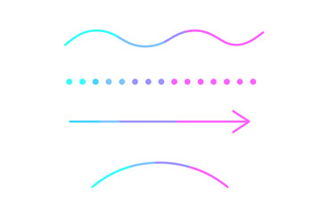 Poster - Colorful abstract lines and patterns creating a dynamic composition suitable for modern design projects