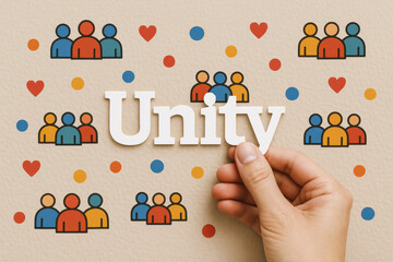 Poster - This emphasizes collaboration and connection as key drivers teamwork and collective success in a business environment