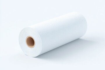 Poster - isometric scroll icon unrolled diagonally soft shading and crisp line art
