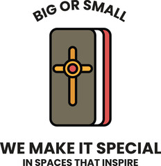 Aufkleber - Big or small, we make it special