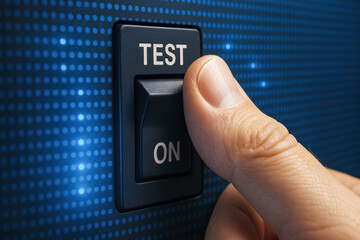 Poster - Initiating diagnostics with a digital control switch highlights the importance testing and validation in business systems