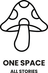 Aufkleber - A mushroom with a tongue sticking out