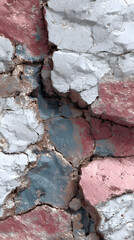 Poster - rare earth metal mineral background, pop-art, with white tones